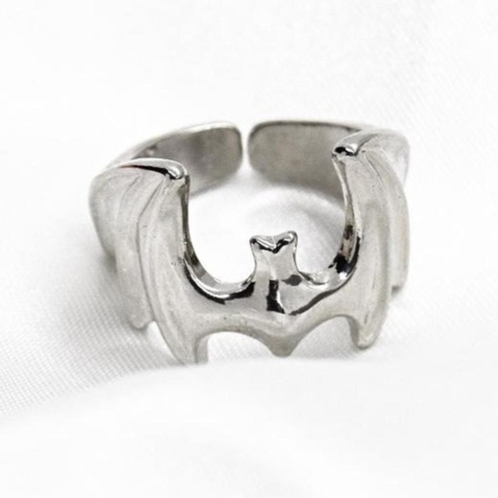 Silver Bat Ring